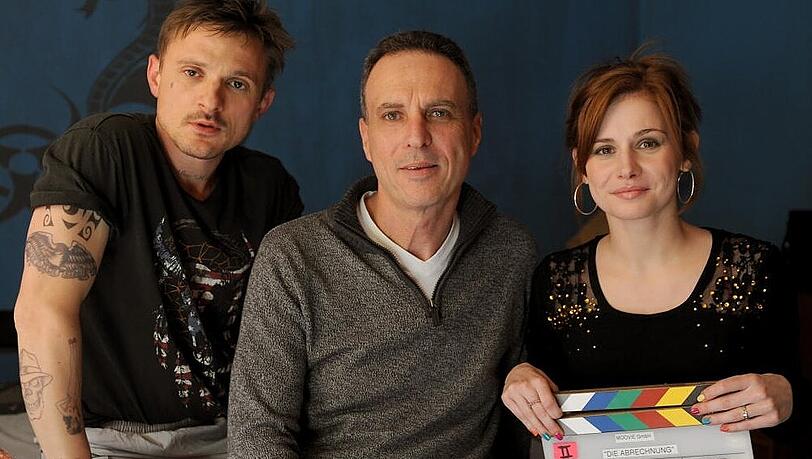 Regisseur Dror Zahavi (Mitte) mit den Schauspielern Florian Lukas und Josefine Preuß Regisseur Dror Zahavi (Mitte) mit den Schauspielern Florian Lukas und Josefine Preuß