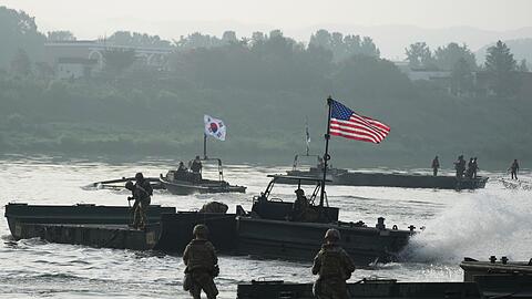 Das j&auml;hrlich stattfindende gemeinsame Milit&auml;rman&ouml;ver f&uuml;hrt stets zu Vorw&uuml;rfen Nordkoreas. (Archivbild)