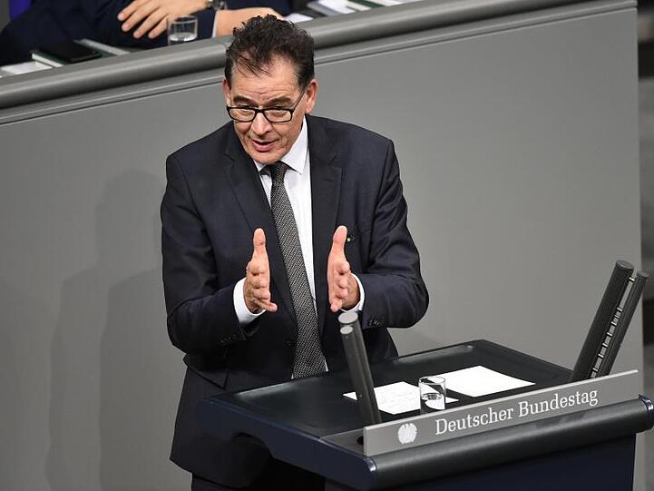 Bundesentwicklungsminister Gerd Müller im Bundestag.