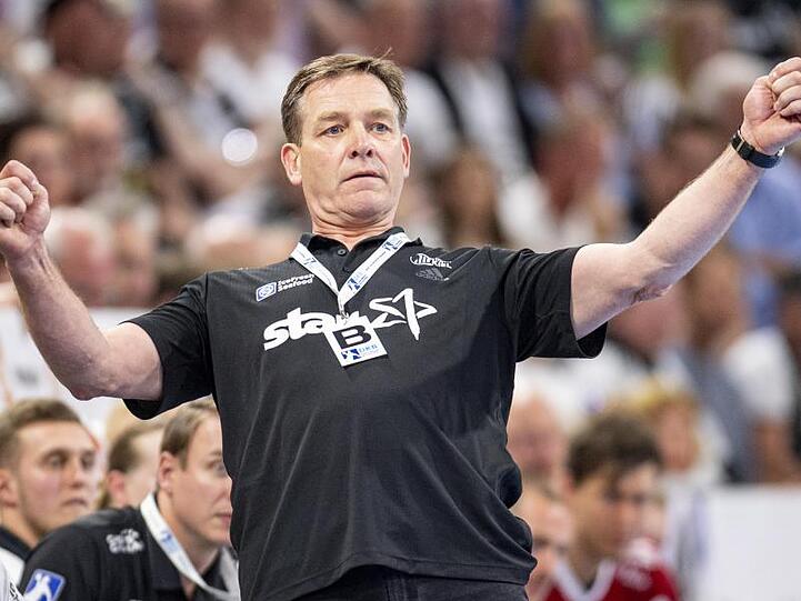 Für Alfred Gislason blieb mit dem THW Kiel zum Bundesliga-Abschied nur Rang zwei.