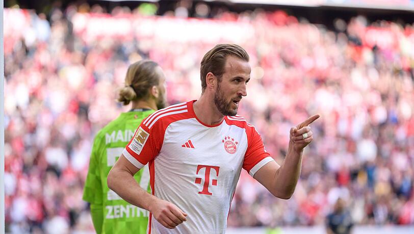 Könnte den Lewy-Rekord in seiner ersten Saison beim FC Bayern knacken: Harry Kane.