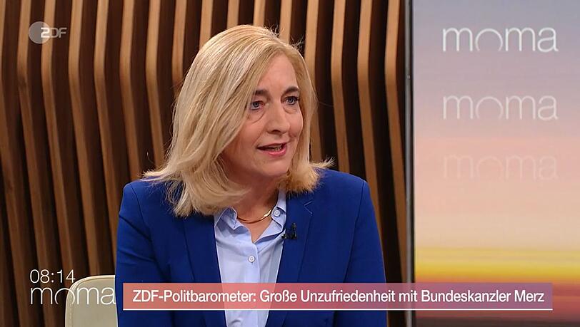 Kanzleramtschefin Nina Warken hat sich im ZDF-Moma zu den schlechten Umfragewerten der Regierung geäußert. Kanzleramtschefin Nina Warken hat sich im ZDF-Moma zu den schlechten Umfragewerten der Regierung geäußert.