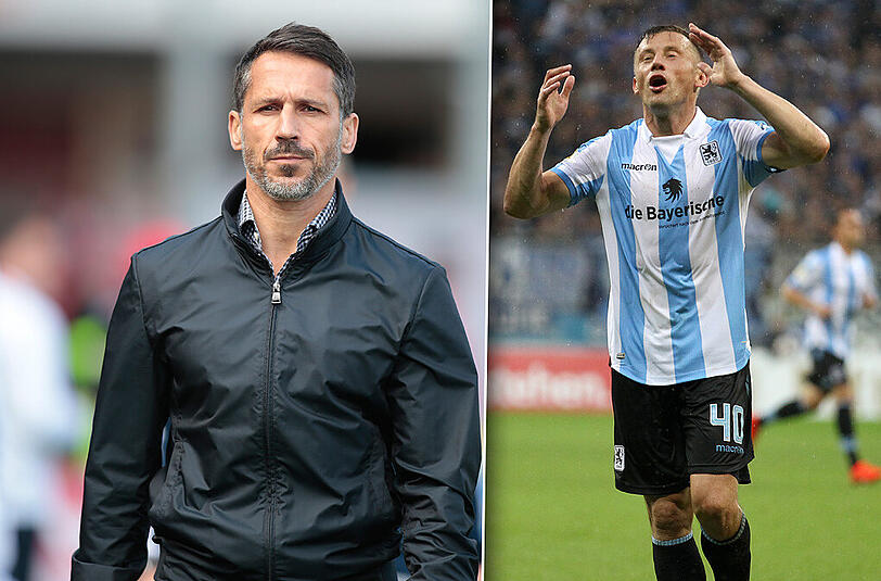 Löwen-Sportchef Thomas Eichin (l.) gab bekannt, dass es für Ivica Olic eine zusätzliche Geldstrafe vom Verein geben wird.
