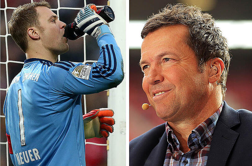 Weil Manuel Neuer (links) bei der Ballon d'Or Gala nicht dabei war, kritisiert Lothar Matthäus die Veranwortlichen des FC Bayern.