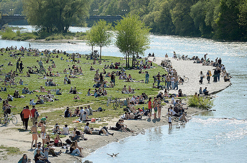 Die Informationen der neuen Isar-App erstrecken sich über das gesamte Münchner Stadtgebiet.