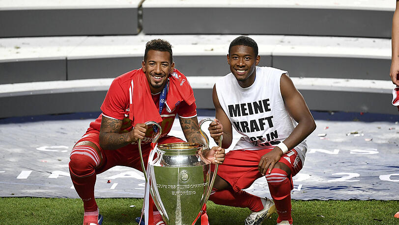 Jérôme Boateng und David Alaba verlassen den FC Bayern im Sommer. Jérôme Boateng und David Alaba verlassen den FC Bayern im Sommer.
