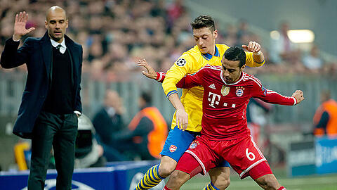 Zuletzt traf der FC Bayern am 11. März 2014 auf den FC Arsenal. Das Spiel in der Allianz Arena endete damals 1:1.