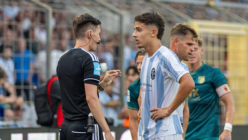 Stand in der Startelf des TSV 1860: Loris Husic. Stand in der Startelf des TSV 1860: Loris Husic.