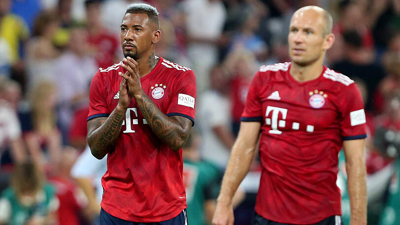 Bayern-Routiniers: Jerome Boateng (li.) und Arjen Robben.
