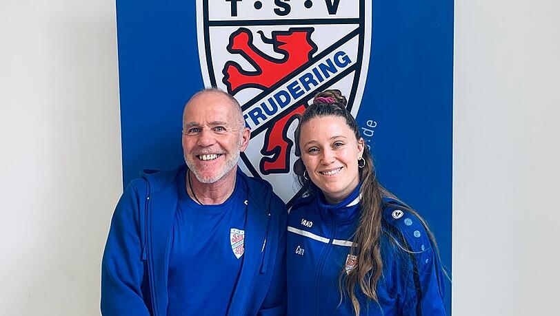 Vertrauenspersonen beim TSV Truderng: Caroline Dopfer und Stephan Handtmann.