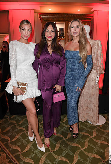 Annika Gassner (l.), Rafaella White und Sabine Piller.