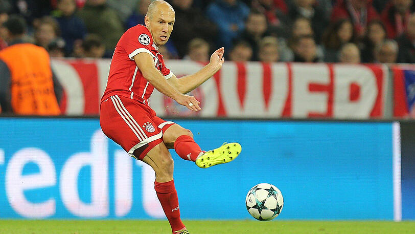 Arjen Robben: Note 3. Spielt jetzt seine 16. Champions-League-Saison, das ist Topwert bei Bayern. Wollte unbedingt ein Tor erzielen, versuchte es aber entweder zu hoch (34., 69.) oder sein Schuss wurde geblockt (38.).