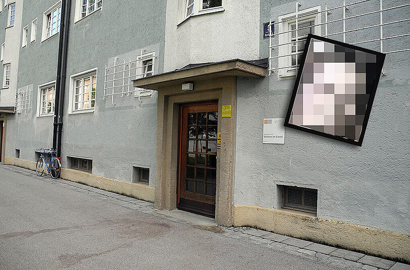 Roland B. soll Tsin-ieh L. ermordet haben. Der Blutfleck ist am Tatort noch zu sehen.