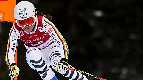 Fuhr in Lake Louise auf das Podium: Kira Weidle.