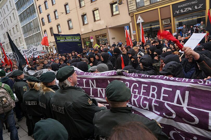 Demo gegen Nazi-Terror - die Bilder
