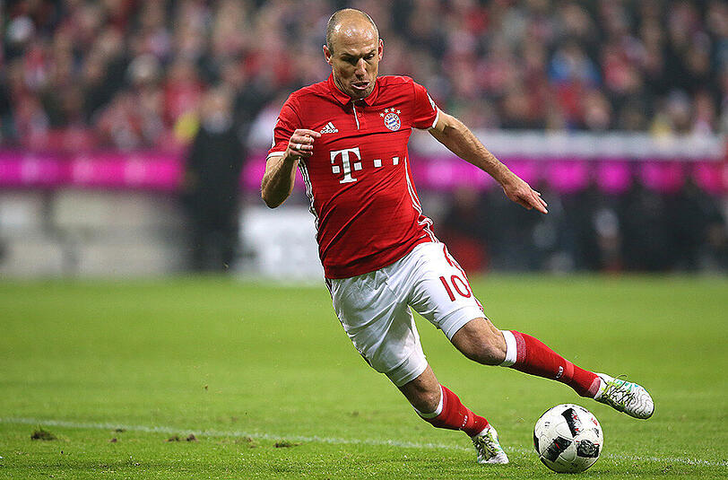 Arjen Robben spielt seit 2009 für den FC Bayern.