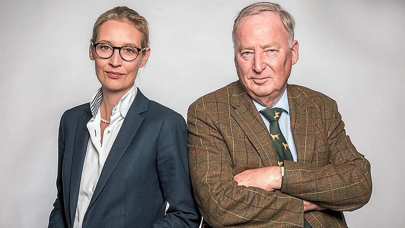 Das AfD-Spitzenduo Alice Weidel und Alexander Gauland.