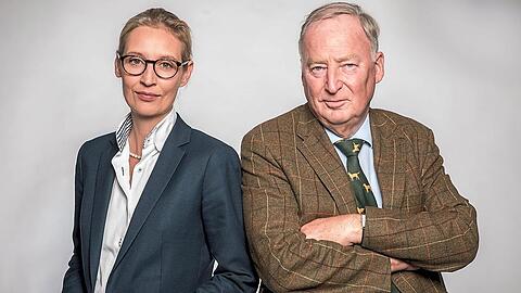 Das AfD-Spitzenduo Alice Weidel und Alexander Gauland.