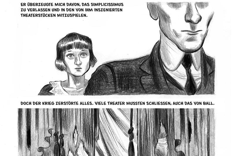 Eine Seite aus der Graphic Novel "Alles ist Dada".