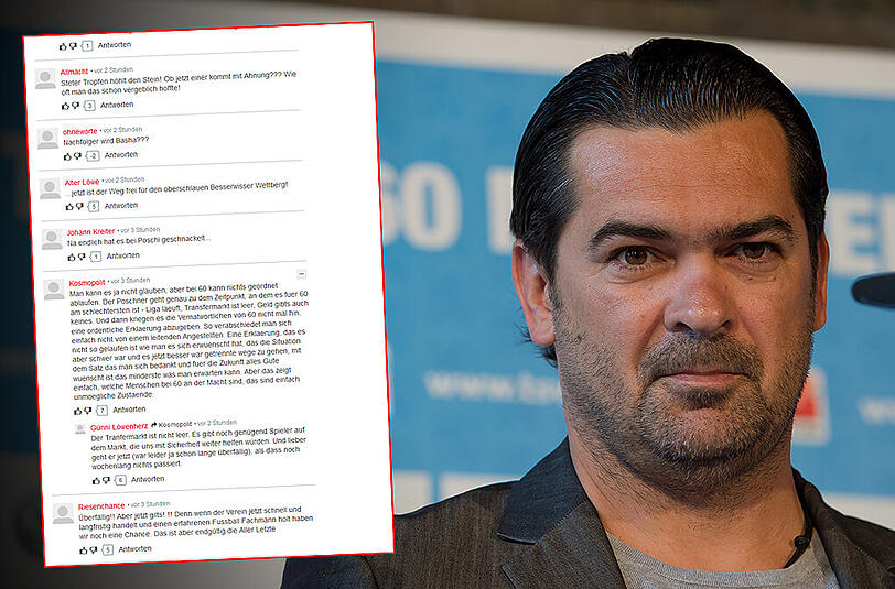 Gerhard Poschner ist zurückgetreten - Die Reaktionen der AZ-Leser sind gespalten.
