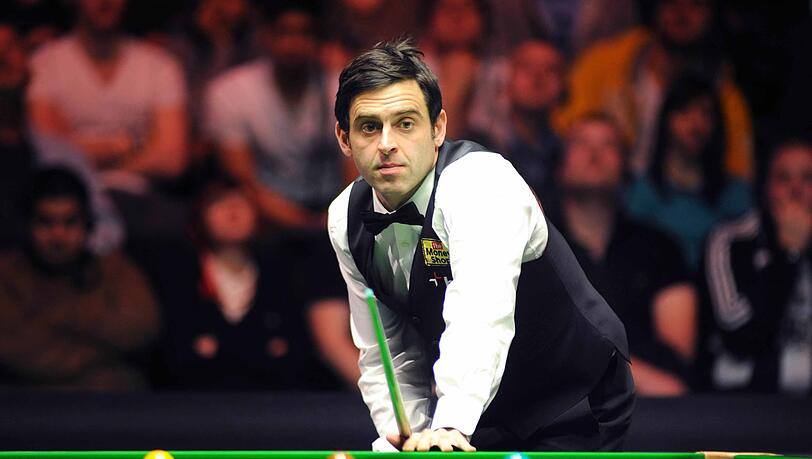 Der Snookerprofi und dreimalige Weltmeister, Ronnie O'Sullivan.