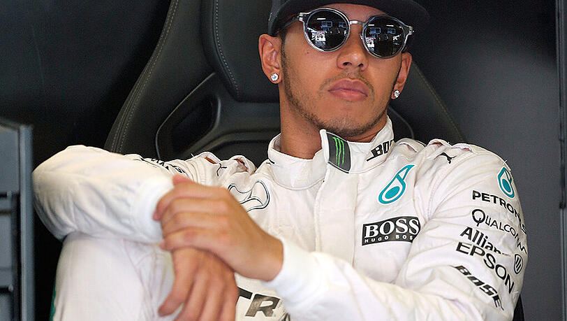 Lewis Hamilton: Besiegt und bedrückt.