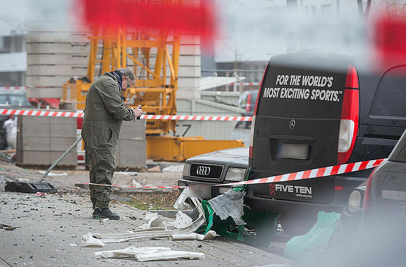 Die Dixi-Klo-Explosion sorgte in der Fürther Südstadt für Verwüstung und massive Schäden. Die Bilder vom Tatort.
