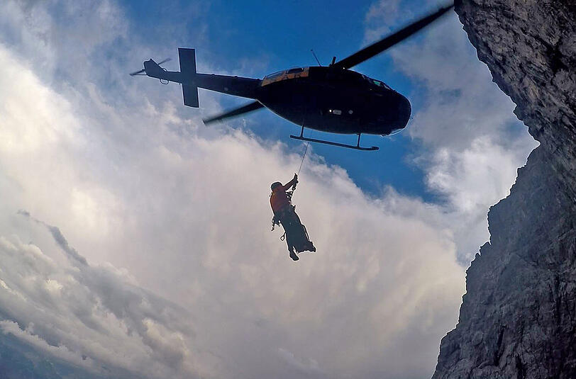 Einsatzmarathon für die Bergwacht Berchtesgaden: Allein am Samstag waren die Retter viermal im Einsatz.