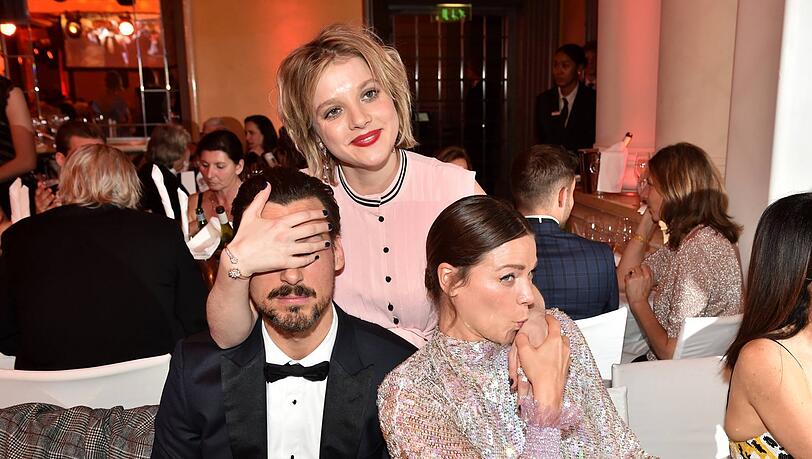 Deutscher Film kann auch Spaß machen: Florian David Fitz, Jella Haase und Jessica Schwarz beim Deutschen Filmball vor fünf Jahren.