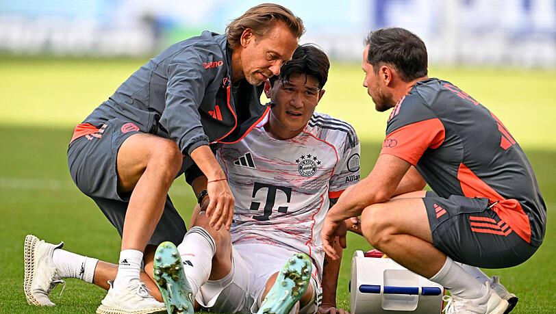Min-jae Kim musste gegen Hoffenheim vorzeitig ausgewechselt werden.