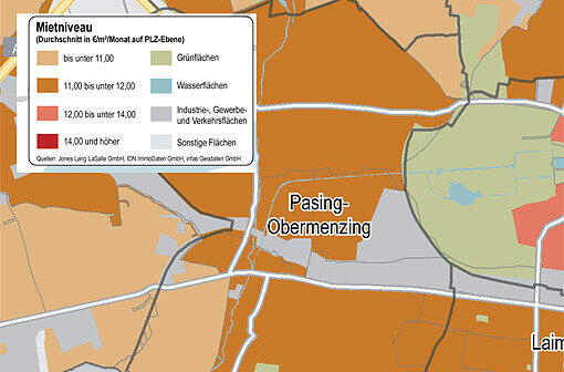 Der Mietatlas 2011 - Klicken Sie durch die Viertel