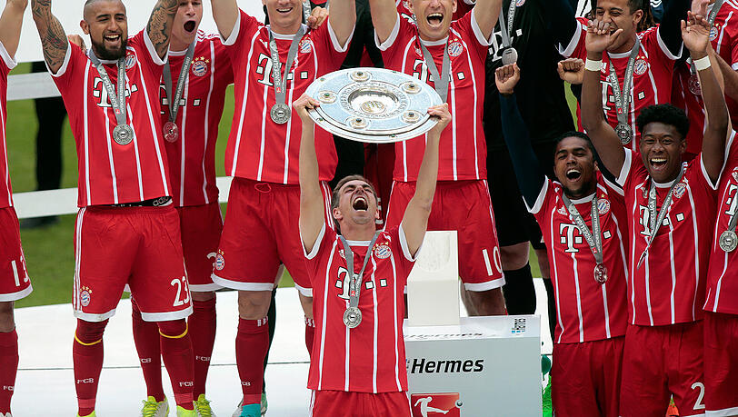 Philipp Lahm beendete im Sommer 2017 seine Karriere. Am Ende hatte er acht deutsche Meisterschaften auf seinem Konto. Philipp Lahm beendete im Sommer 2017 seine Karriere. Am Ende hatte er acht deutsche Meisterschaften auf seinem Konto.