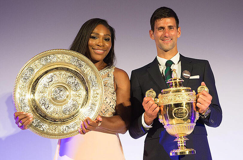 Die beiden Tennis-Dominatoren Novak Djokovic und Serena Williams zoffen sich um die Höhe der Preisgelder.
