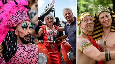 Über 130 Gruppen und mehrere Tausend Menschen nahmen heuer an der CSD-Parade durch die Münchner Innenstadt teil - wir haben die Bilder.