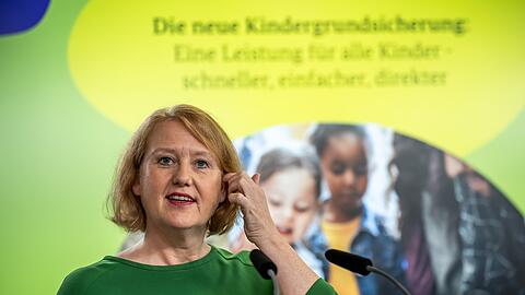 Lisa Paus hat sich für die Kindergrundsicherung eingesetzt.