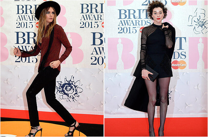 Zwischen Cara Delevingne und Sängerin Annie Clark soll es gewaltig gefunkt haben.