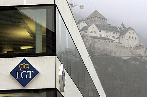 Die LGT-Bank in Liechtenstein