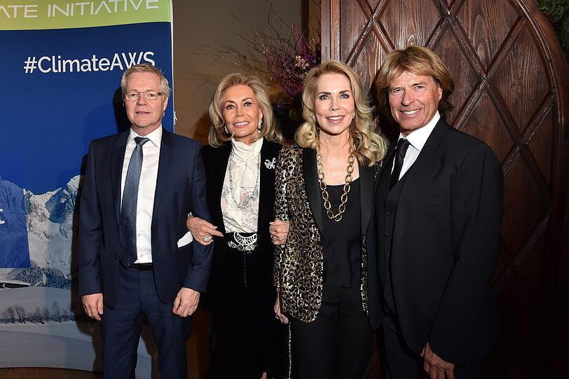 Dr. Friedrich Hoppichler, Renate Thyssen, Prinzessin Dr. Gabriela zu Leiningen und Hansi Hinterseer