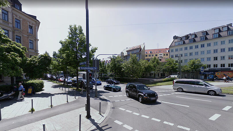 Über die Landshuter Allee kam der Raser auf die Nymphenburger Straße. Dort wurde er dann später auch gestoppt. (Symbolbild) Über die Landshuter Allee kam der Raser auf die Nymphenburger Straße. Dort wurde er dann später auch gestoppt. (Symbolbild)