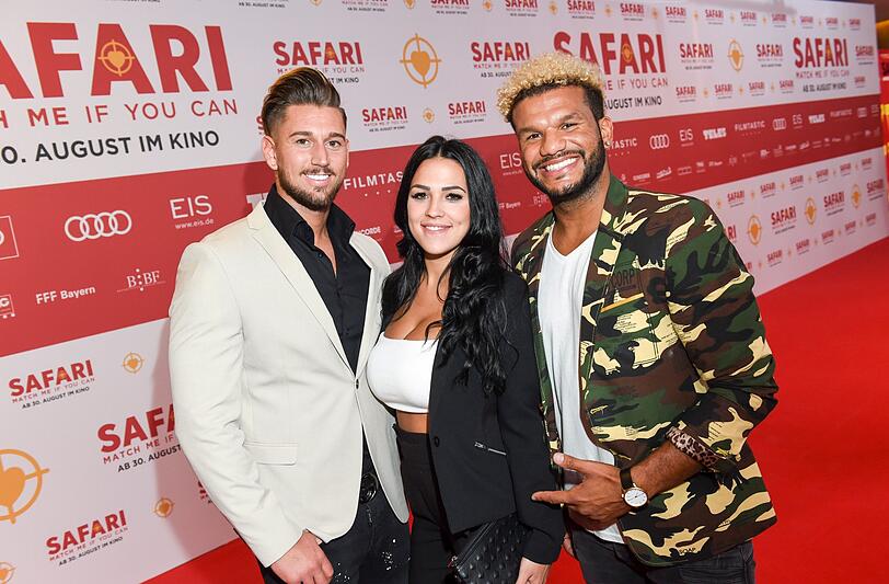 Mike Heiter und Elena Miras und Andre Schimmel
