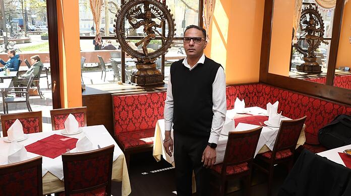 Sukhraj Singh Multanis Lokal Maharani läuft gerade gut, doch die hohen Lebensmittelpreise machen dem Gastronomen Sorgen.