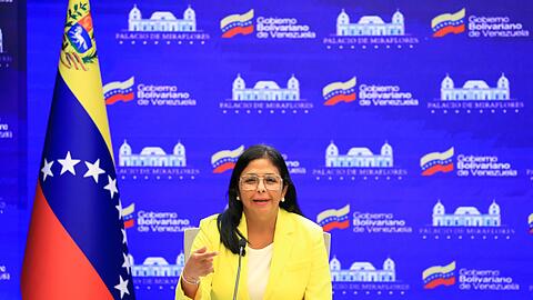 Die geschäftsführende Präsidentin Delcy Rodríguez hofft auf einen Neustart. (Archivbild) Die geschäftsführende Präsidentin Delcy Rodríguez hofft auf einen Neustart. (Archivbild)