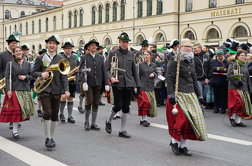 St. Patrick's Day Parade 2016 in München. Die besten Bilder.