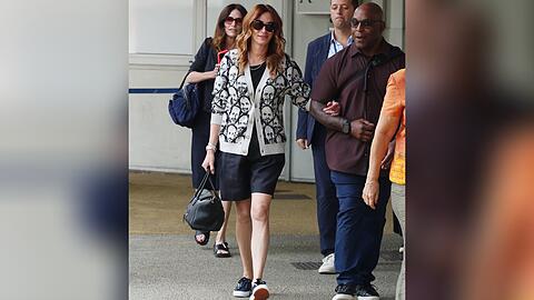 Julia Roberts bei ihrer Ankunft in Venedig.