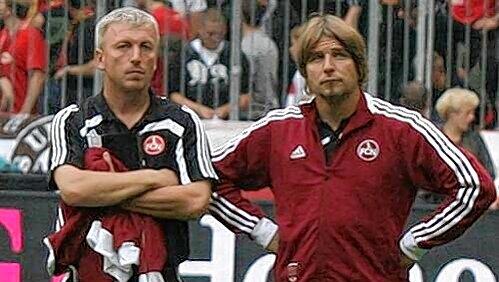 Habt Geduld mit uns gegen Bremen: Co-Trainer Armin Reutershahn und Chef-Coach Michael Oenning setzen auf die Unterstützung von den Rängen. Habt Geduld mit uns gegen Bremen: Co-Trainer Armin Reutershahn und Chef-Coach Michael Oenning setzen auf die Unterstützung von den Rängen.