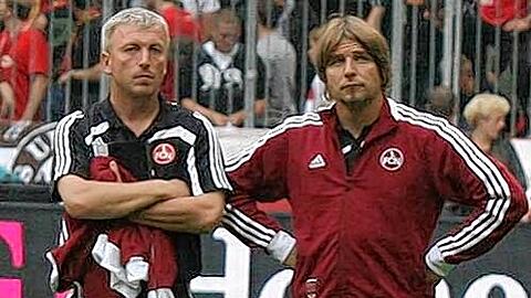 Habt Geduld mit uns gegen Bremen:  Co-Trainer Armin Reutershahn und Chef-Coach Michael Oenning setzen auf die Unterstützung von den Rängen.