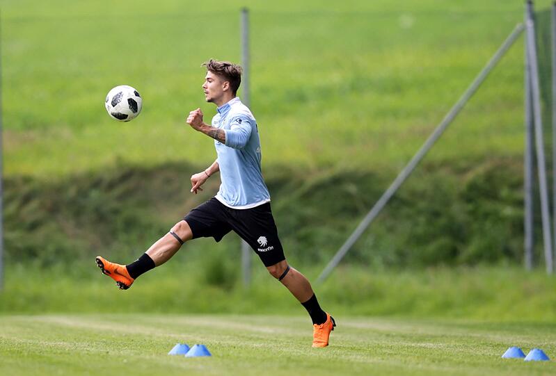Die Löwen bei ihrer ersten Einheit im Trainingslager in Bodenmais. Die Bilder.