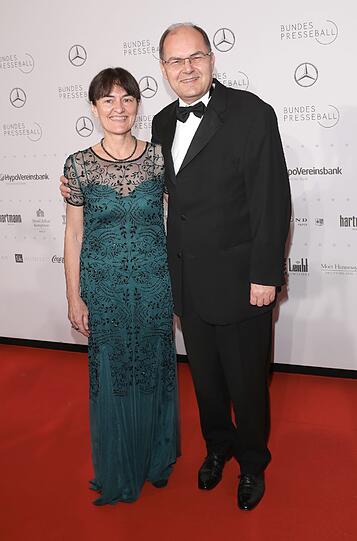 Christian Schmidt (CSU), Bundesminister für Ernährung und Landwirtschaft und seine Frau Ria