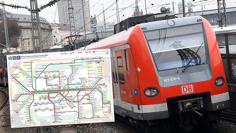 MVV München S-Bahn-Plan mit neuem Look: Alle Infos zum neuen Netzplan ...