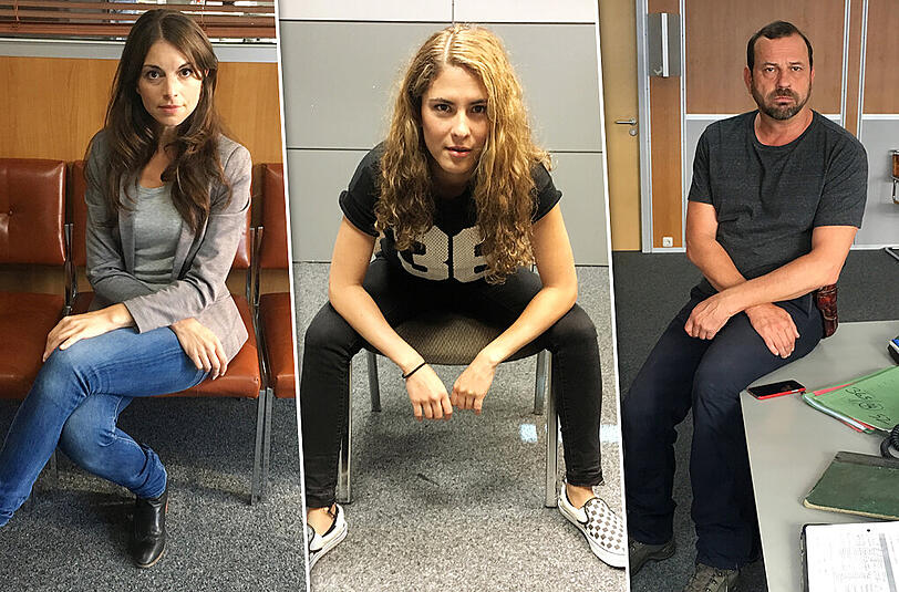Bianca Hein (40), Amanda da Gloria (28) und Michel Giullaume (49) standen der AZ Rede und Antwort